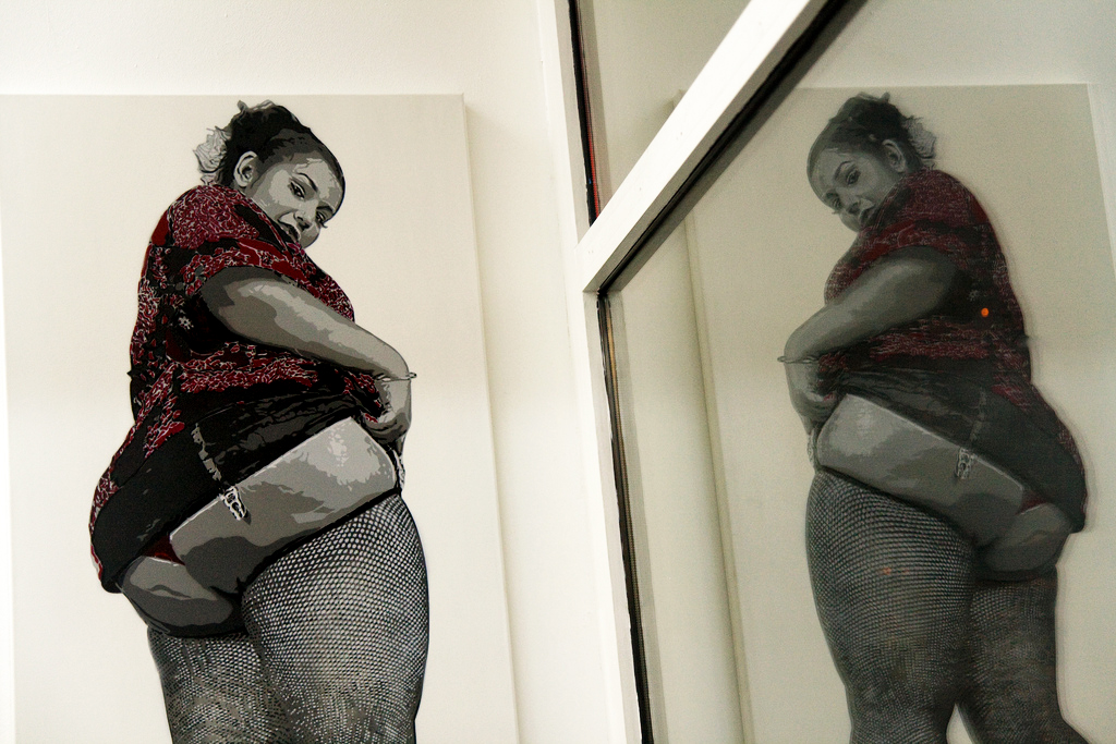 Czarnobyl 6 mai Fat Lady, solo show @ATM Gallery until May 29, 2010. Copyright urbanartcore