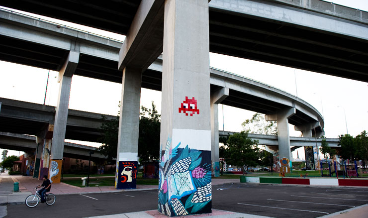 Invader and friends in San Diego (image © Geoff Hargadon)