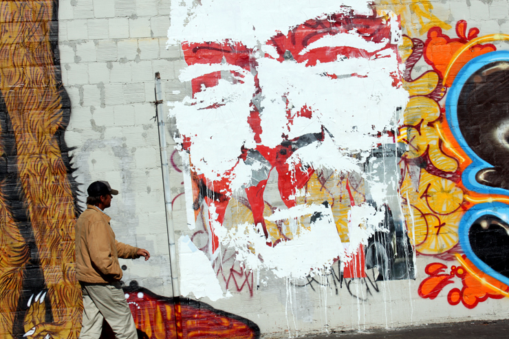 Vhils. San Diego, CA. © Stefan Kloo