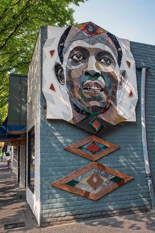 Scenes from Eugene Murals of the 20x21EUG Festival in Oregon