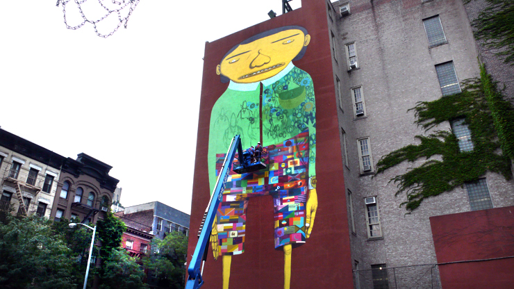 Interview: Os Gemeos, Futura & Martha Cooper At PS 11 In NYC: Day 3