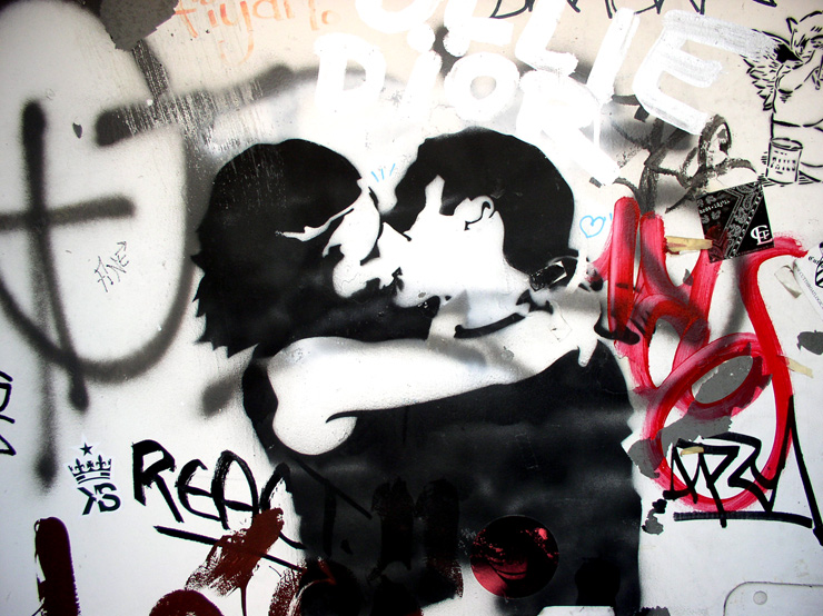 Happy Valentines From BSA : Street Art Love : Brooklyn Street Art