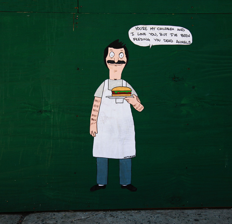 Myth Puts Vegans on the Street Art Menu