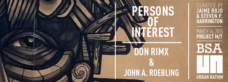 Don Rimx and John A. Roebling  – “Persons of Interest”