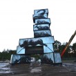 ROA TOWERS : New Shots from UK, Belgium, Sweden, Mexico, Germany, Italy and the US