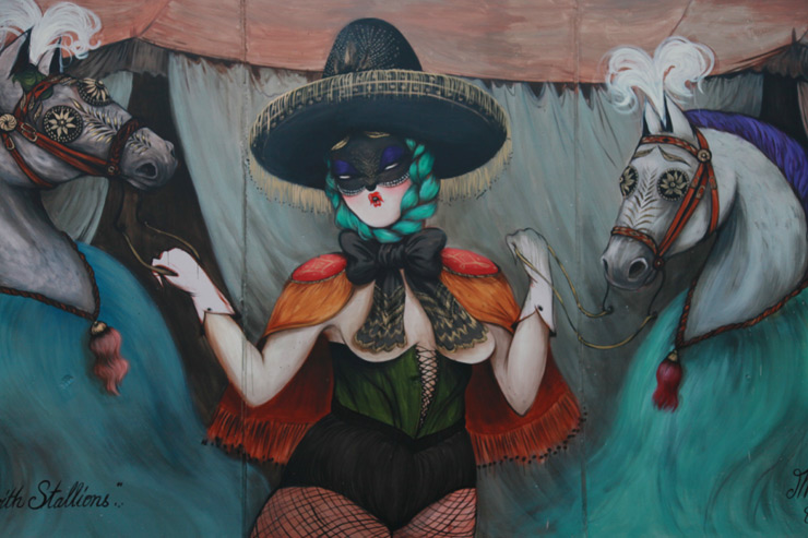 Coney Art Walls: Gypsies, Stallions, Mermaids, and Pop Optics! Update IV