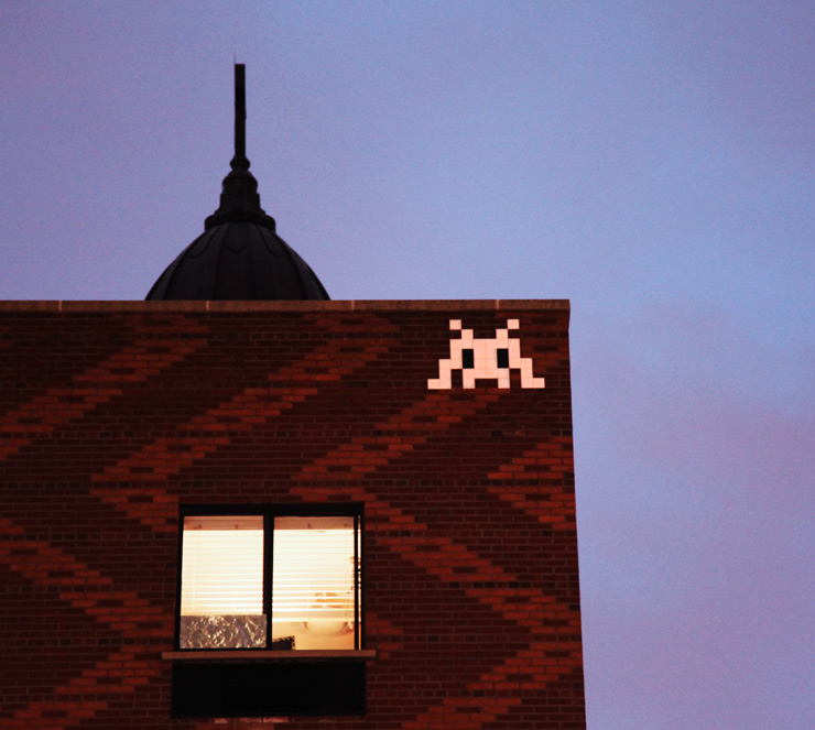 Invader Comes To New York In Peace