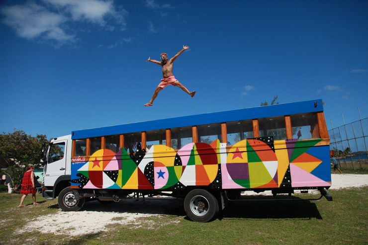 The Painted Buses of Raiatea and Bora Bora – French Polynesia