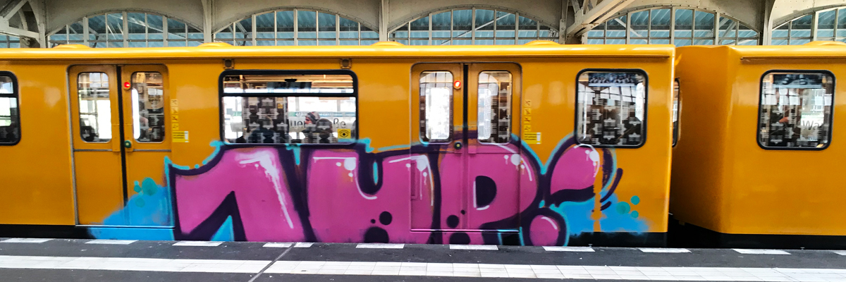 Train Spotting in Berlin, Brought to U3 by 1UP