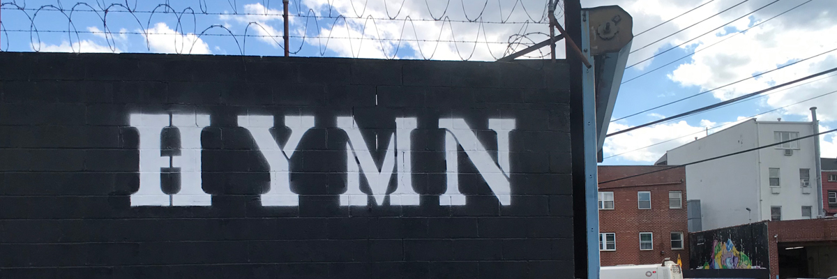 John Fekner (with Don Leicht and Brian Albert) “Hymn 2020” / Welling Court Mural Project NYC