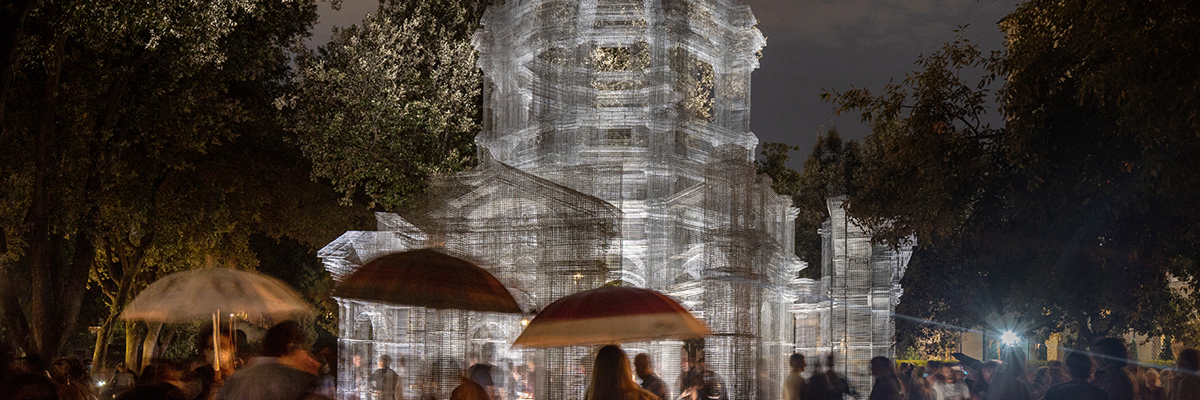 Edoardo Tresoldi: Bringing Cathedral Sized Sculptures “Back To Nature” in Rome