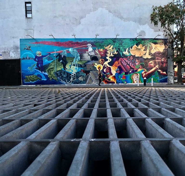 Raul Ayala Houston Bowery Wall as a Portal Brooklyn Street Art