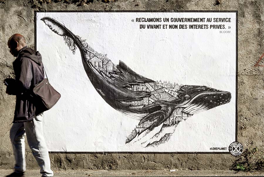 Street Art Rebellion” Joins “Extinction Rebellion” to #loveplanet