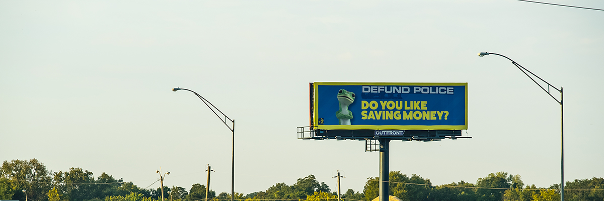 INDECLINE Hijacks Billboards in Memphis to Defund the Police