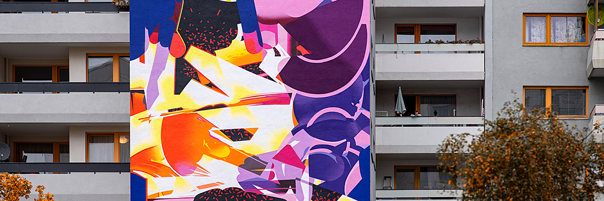 SatOne is “Coming Home” for His New Mural in Spandau, Berlin for UN