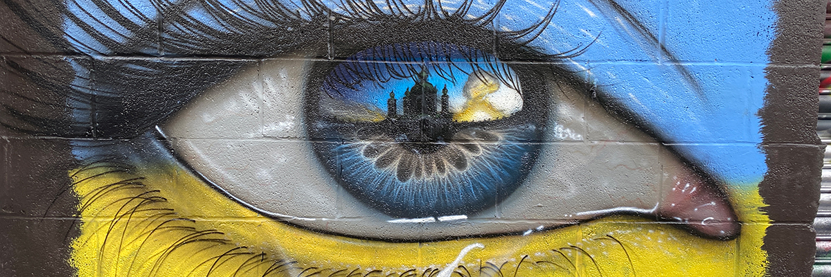 Painting the Eye of a Ukrainian Storm: My Dog Sighs in Cardiff, Wales