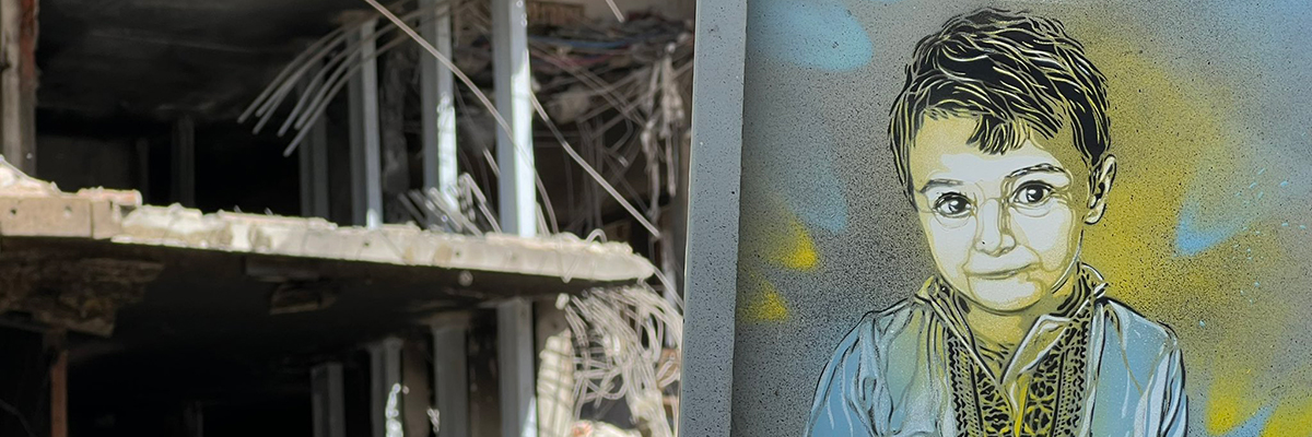 C215 Stencils on Tanks and Ruins: Dispatch From Ukraine