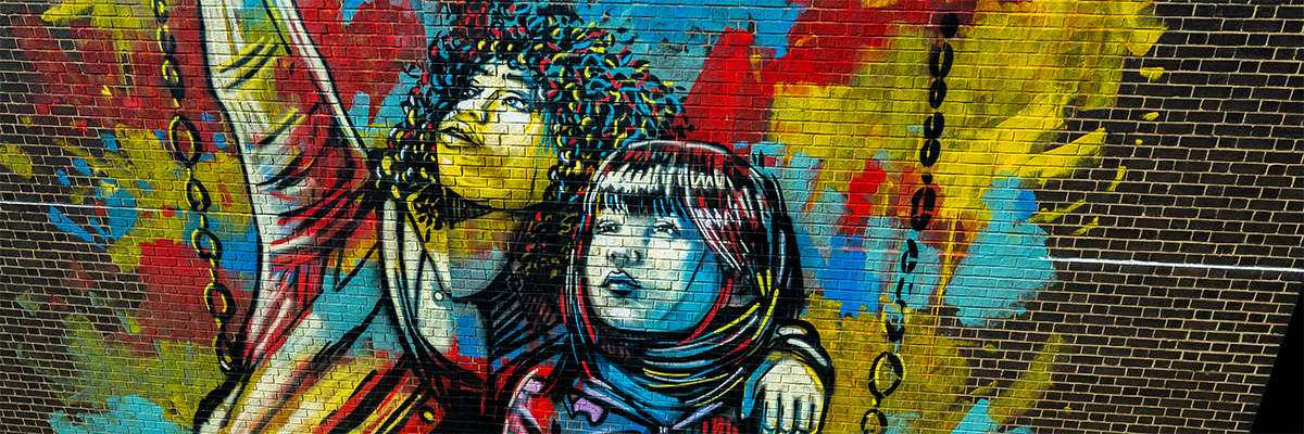 Alice Pasquini Paints ‘Generation Equality’ in London