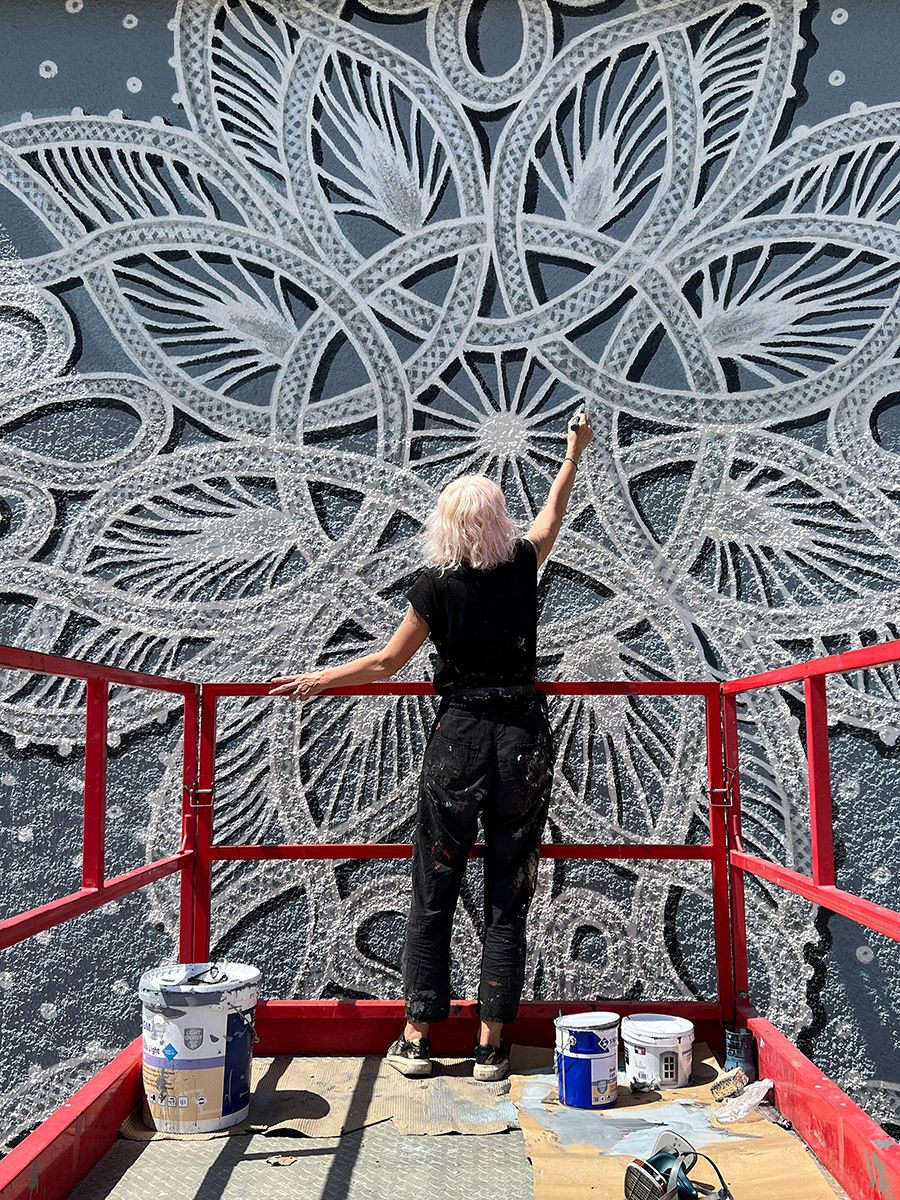NeSpoon Covers Europe in Lace – 10 Cities this Year