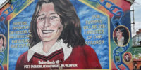 Arriving in Belfast, Seeing the Bobby Sands Mural